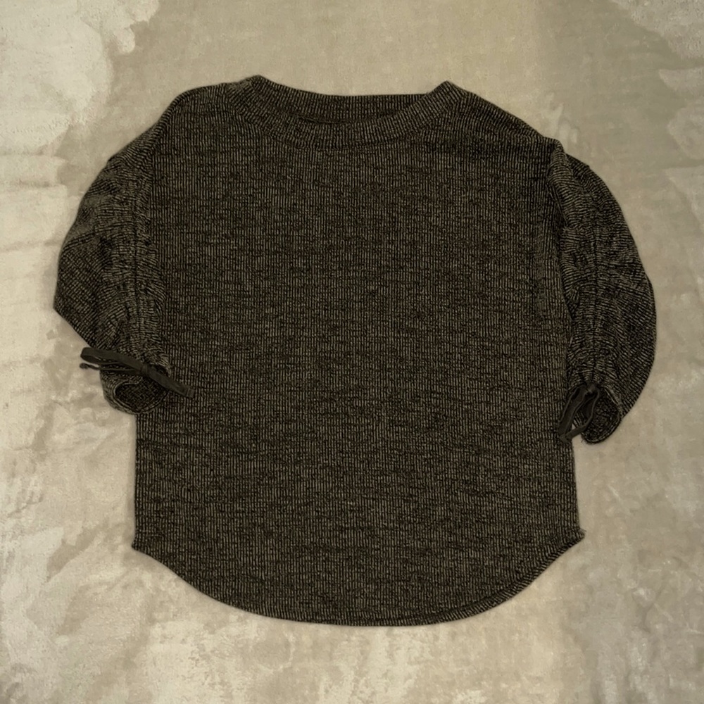 Max Studio Ruched / 3/4 Length Sleeves | Green | Size XS